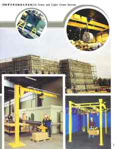 1.CM旋臂吊車及輕型天車系統 Jib Crane and Light Crane System